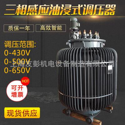 TSJA-315KVA三相大功率感应式调压器0-650V油浸式调压器250KW500K