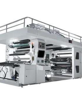 一次性四件套SMS无纺布2400mm两米四宽幅4色柔板印刷机高速打印