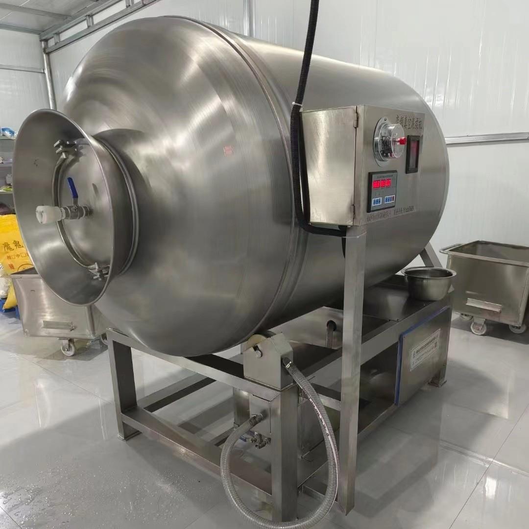 腊肉真空腌制机全自动真空滚揉机厂家货源不锈钢滚筒腌肉机