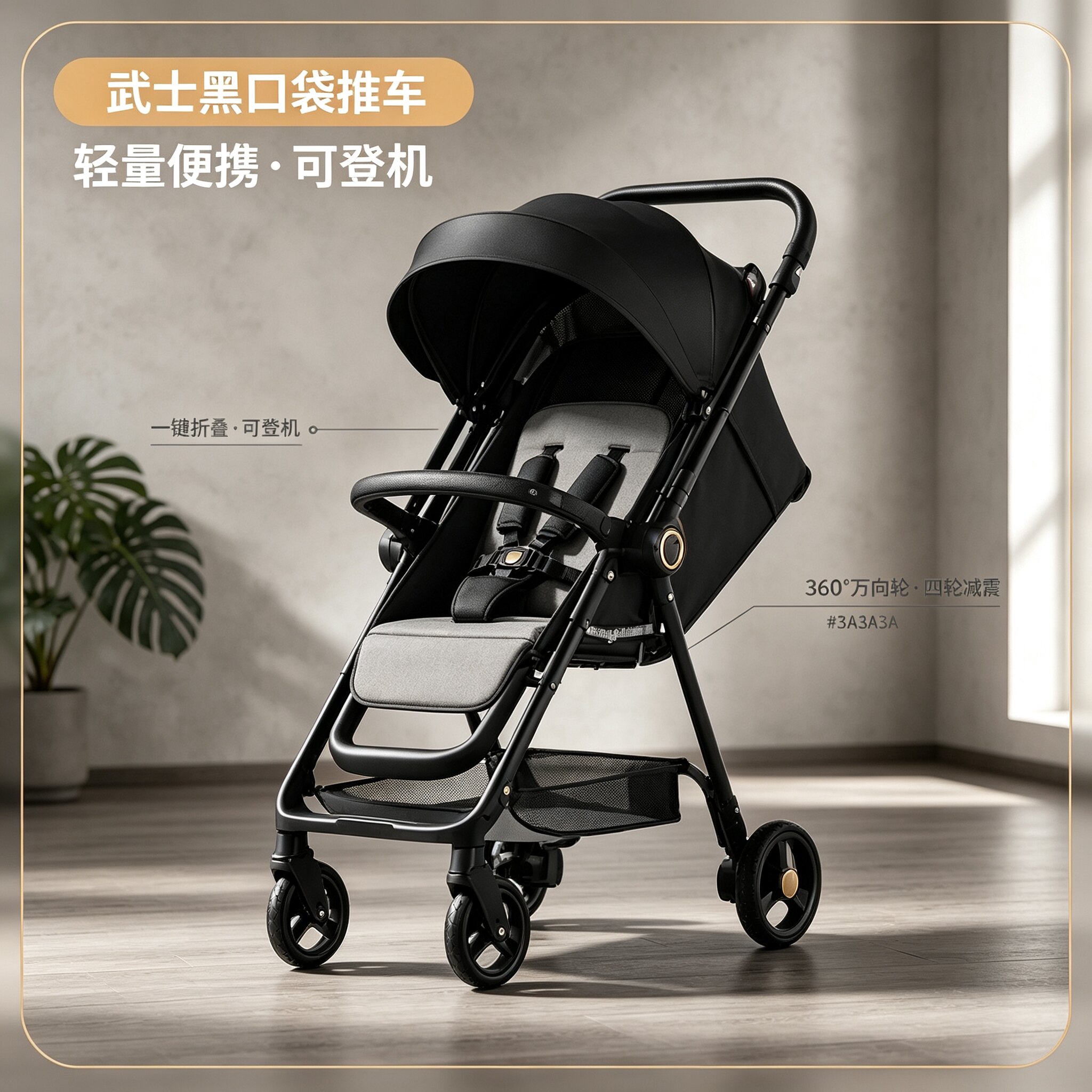 【简易轻便】婴儿手推车