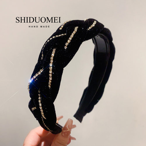 法式高级感宽边头箍网红复古发箍