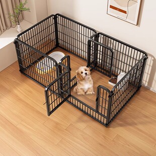 宠物狗笼子围栏栅栏室内小型中型犬护栏自由柯基泰迪比熊专用狗窝