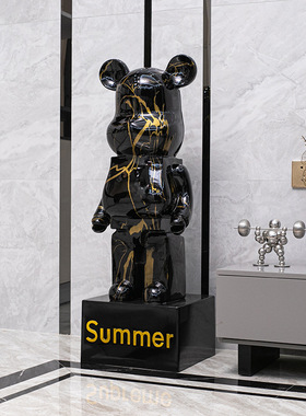 网红暴力熊电视柜创意存钱罐大型摆件现代客厅装饰品家居落地摆件