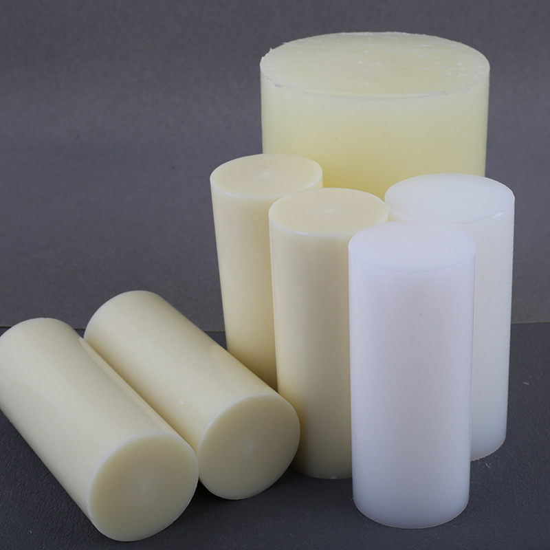 白色PA6尼龙棒多圆柱颜色自润滑柱销实心耐磨黑色绝缘阻燃