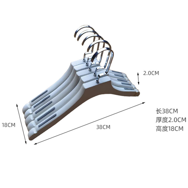 服装店实木衣架女装店西装无痕木衣撑酒店大衣裙裤架家用晾晒衣架