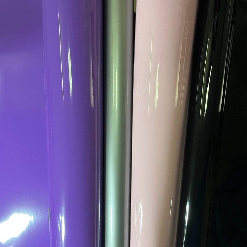 0.8mm有色光胶pvc防水防污箱包笔袋化妆包桌布桌垫光滑家居面料