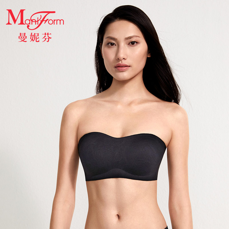 曼妮芬抹胸内衣无肩带防走光图片