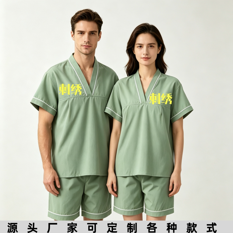 棉麻桑拿汗蒸服男女洗浴中心
