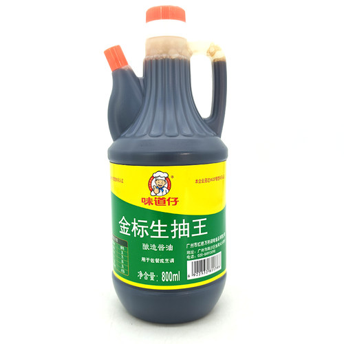 味道仔金标生抽王800mLx1瓶