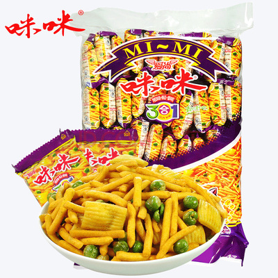 爱尚咪咪虾条蟹味粒青豆三合一