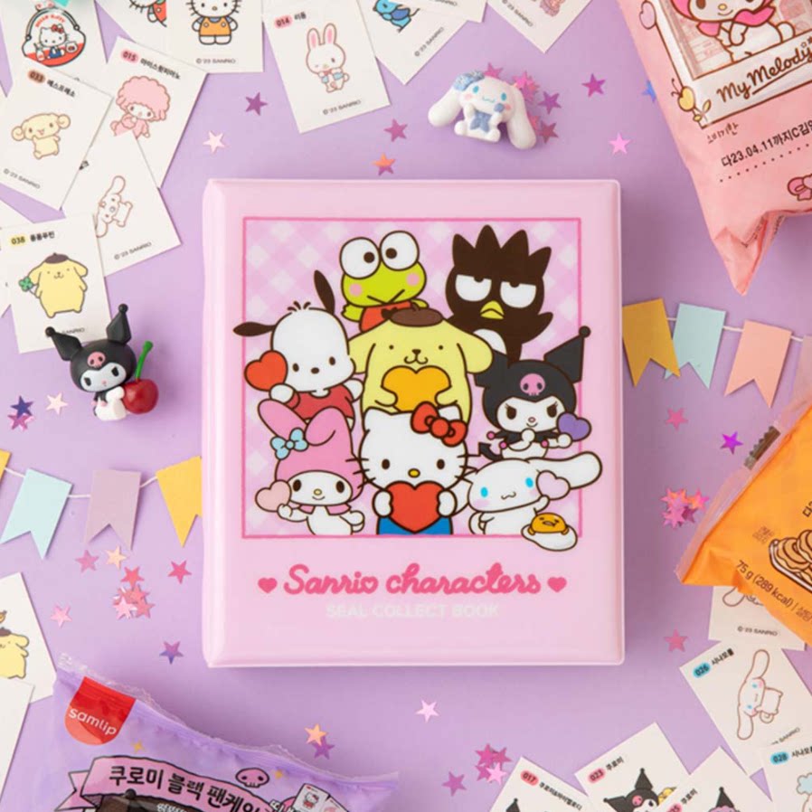 韩国进口sanrio三丽鸥卡册证件照小卡收纳册1寸2寸照片卡片集相册