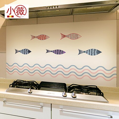 厨房防油贴纸防水自粘耐高温墙贴柜灶台用自粘瓷砖墙壁墙体用家用