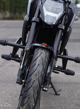 适用于春风NK250保险杠CF250NK前护杠摩托车改装特技防摔杠竞技杠