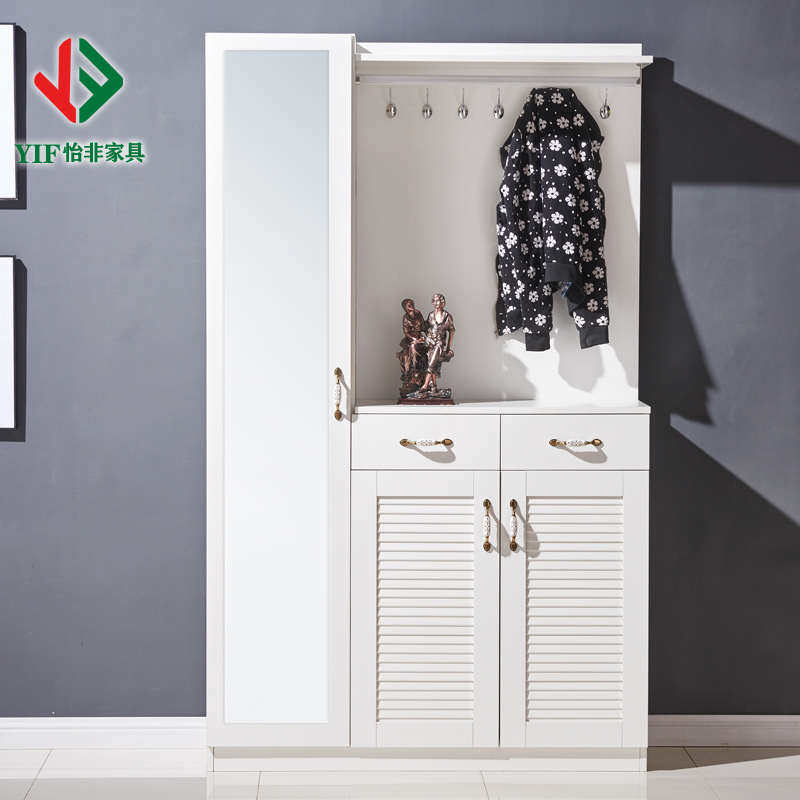 怡非家具多功能门厅柜鞋柜衣帽柜欧式玄关柜简约装饰柜隔断柜包邮