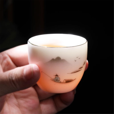 茶杯陶瓷功夫个人高档玻璃