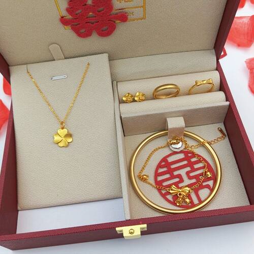 假五金套装复古仿真五金套装结婚订婚五件套装桌面摆件品首饰道具