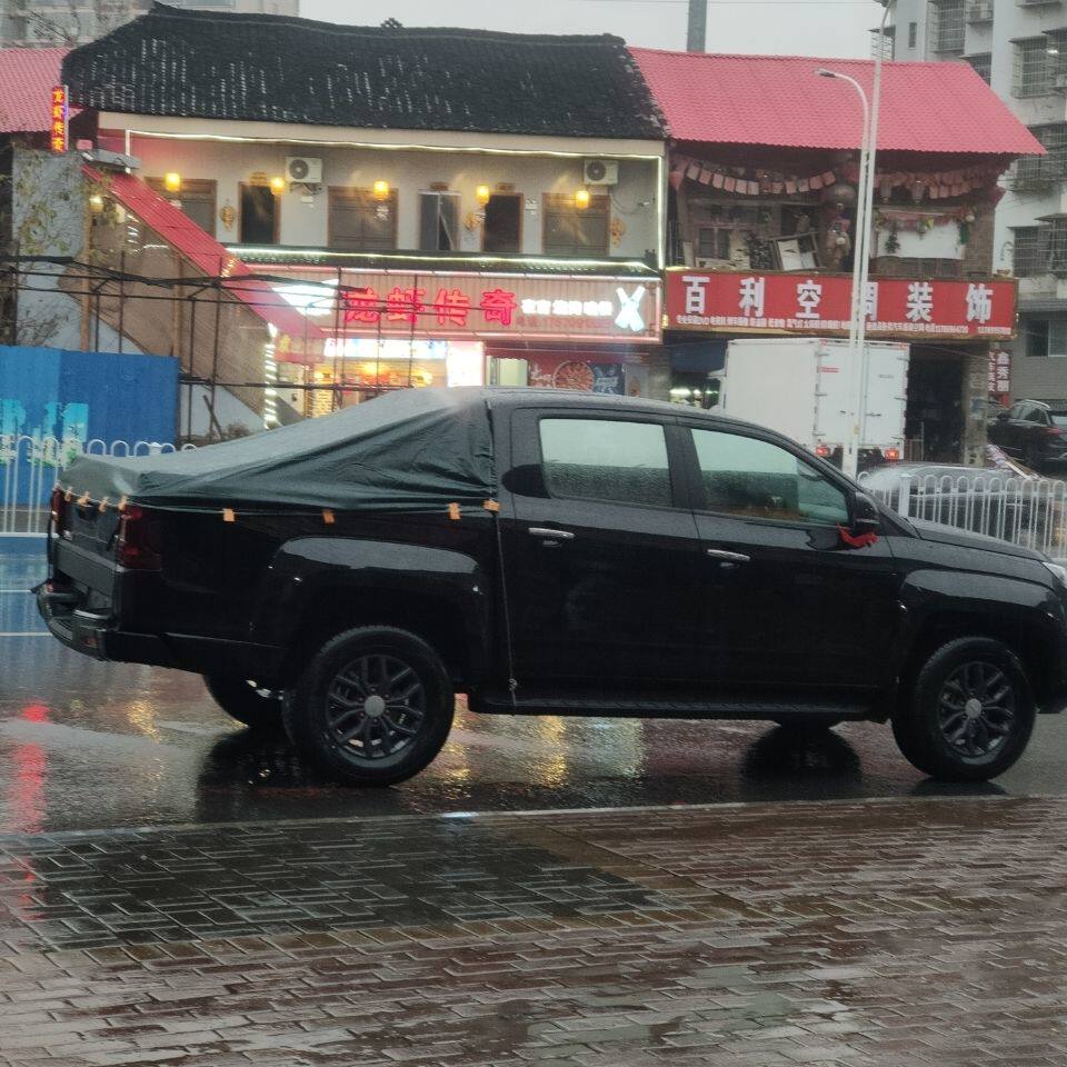 皮卡车后箱篷布皮卡车箱篷布后箱帐篷防雨防晒雨棚盖苫布长城炮风
