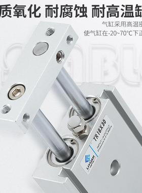 型双双杆气轴缸TR6-1-0-11620-25157-32*0X20X30X50X100X200-S