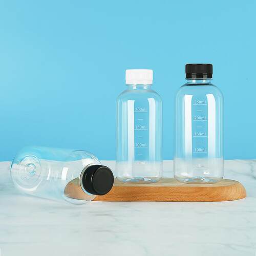 FIO100250m毫升分装小药瓶瓶l料带盖密封液体酒精药塑水刻度瓶