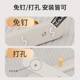 挂衣架壁挂墙上免打孔试衣间衣服挂钩入户门进门后玄关轻奢挂衣钩