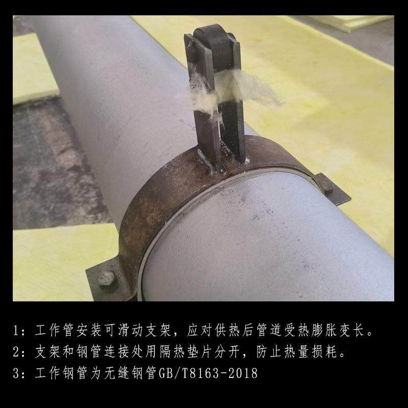 无缝钢套钢蒸汽保温钢管防腐螺旋钢管预制地埋钢套钢蒸汽保温钢管