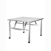 不锈折叠桌餐学桌家钢用宿饭舍出租房吃QBV桌写字习桌摆摊便携小