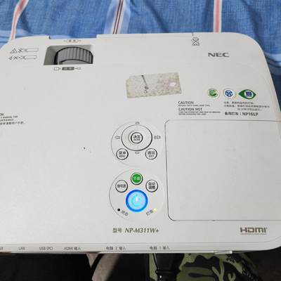 【议价】NEC NP-M311W+投影机 裸机无任何配件 成色效果看