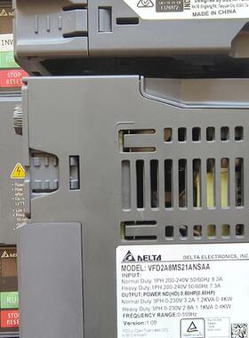 《议价》台达变频器VFD2A8MS21ANSAA,   0.4KW实