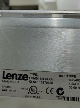 《议价》伦茨变频器 ESMD152L4TXA 1.5KW 380V