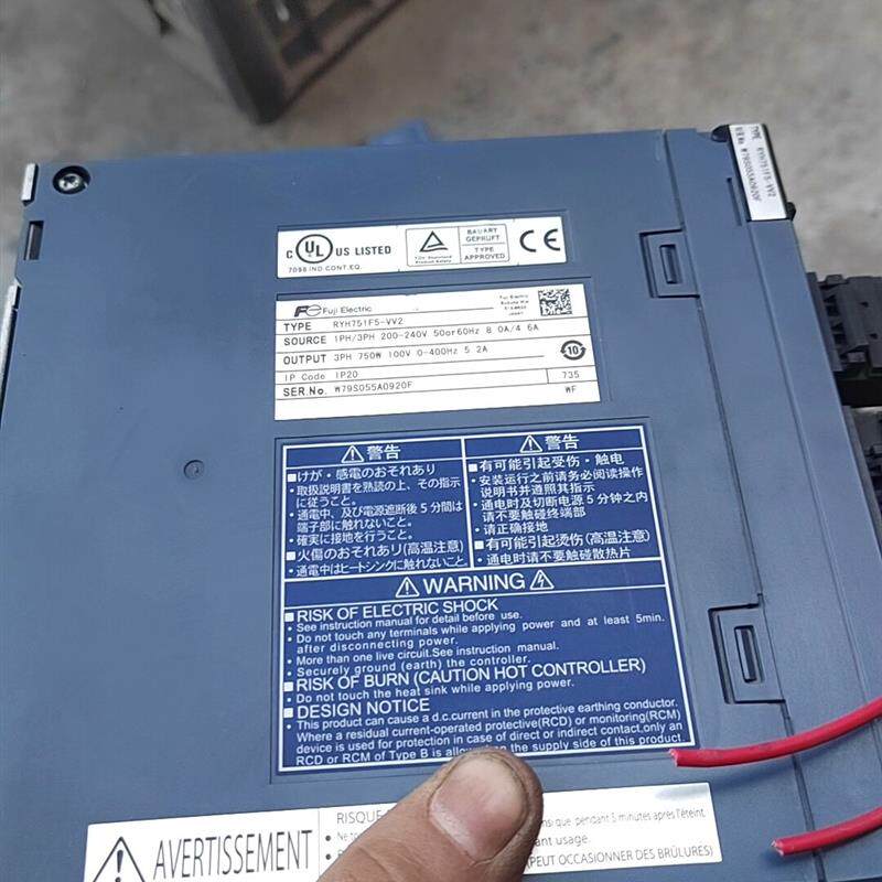 《议价》拆机富士RYH751F5-VV2伺服驱动器220V 750