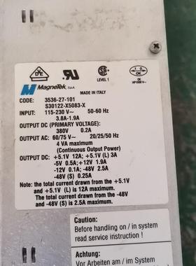《议价》Magnetek电源模块型号3536-27-101来自意