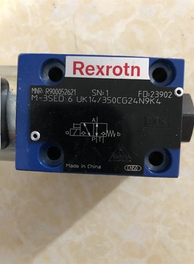 M-3SED6UK14/350CG24N9K4订货号R900052621力士乐Rexroth电磁球阀