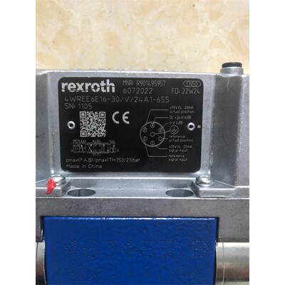 比例阀R901495957 4WREE6E16-30/V/24A1-655力士乐品牌德国液压