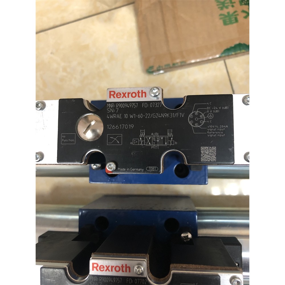 力士乐4WRAE10W1-60-22/G24N9K31/F1V R900949757比例阀流量60L