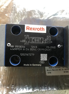4WRPEH6C4B24L-31/M/24A1 R901382346力士乐液压阀德国产原装