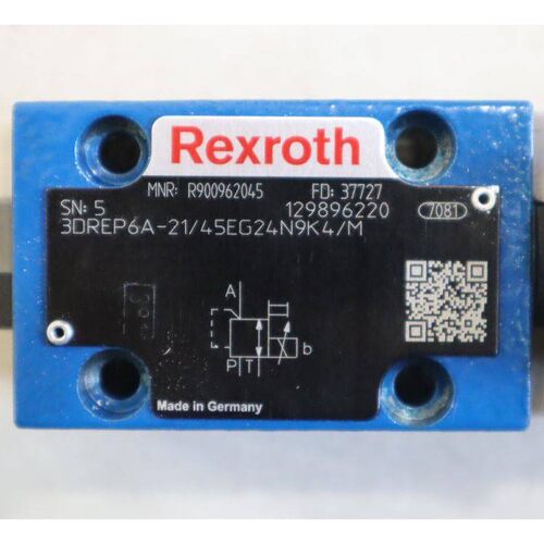 3DREP6A-2X/45EG24N9K4/M R900962045 德国力士乐REXROTH比例阀