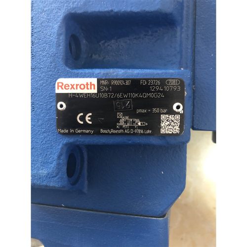 R900924307 H-4WEH16U10B72/6EW110K4QM0G24力士乐油压阀德国原装