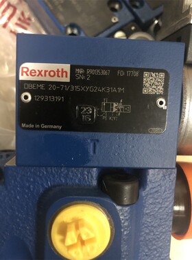 DBEME20-71/315XYG24K31A1M R901353067力士乐Rexroth比例溢流阀