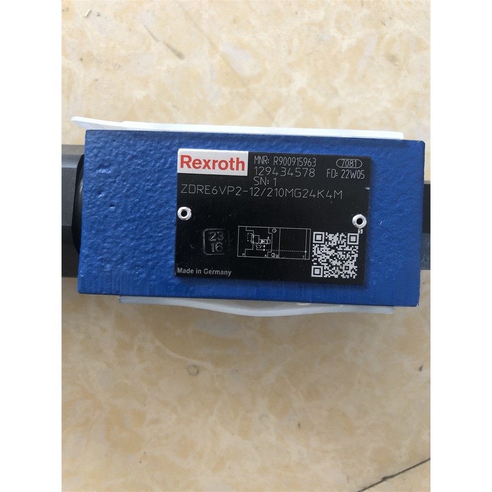 R900915963 ZDRE6VP2-12/210MG24K4M力士乐比例减压阀德国工业
