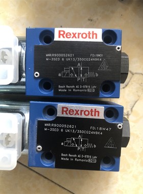 R900052621型号M-3SED6UK13/350CG24N9K4力士乐电磁球阀原装正品