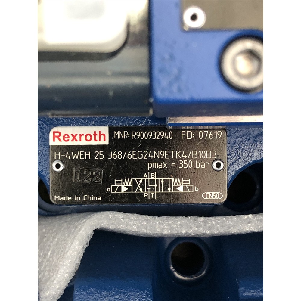 力士乐H-4WEH25J6X/6EG24N9ETK4/B10D3 R900932940电液换向阀原装