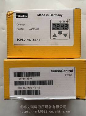 德国派克传感器，型号SCPSD-400-14-15，原装