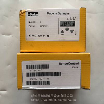 德国派克传感器，型号SCPSD-400-14-15，原装