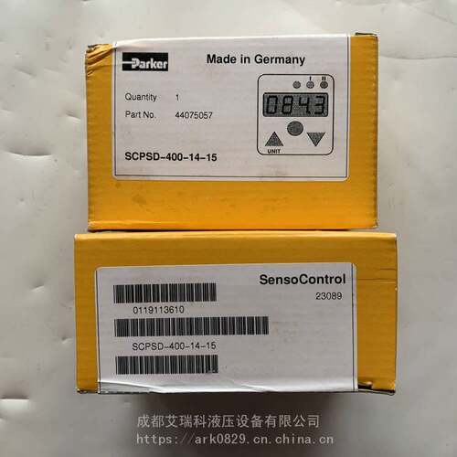 德国派克传感器，型号SCPSD-400-14-15，原装