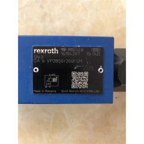 力士乐Rexroth液压阀DA6VP2B5X/200FSM R901224238德国产压力