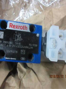 3DREP6A-2X/45EG24N9K4/M德国力士乐比例阀，进口原装
