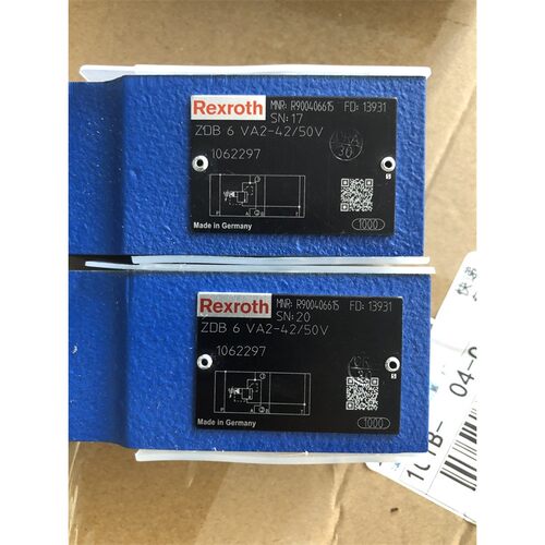 力士乐REXROTH溢流阀ZDB6VA2-42/50V R900406615