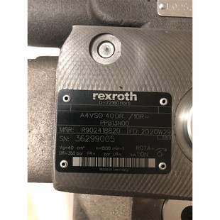 R902418820柱塞泵40排量德国产 PPB13N00 力士乐A4VSO40DR 10R