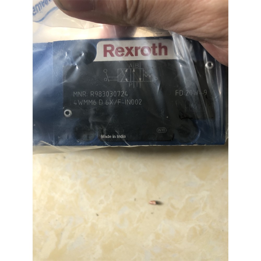 力士乐4WMM6D6X/F-IN002 R983030724手动换向阀6通径原装Rexroth