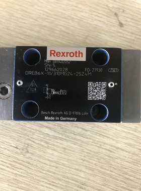 比例阀0811402052 DREB6X-11/310MG24-25Z4M力士乐品牌德国原装